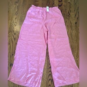 NWT Anthropologie Linen Pull On Pants